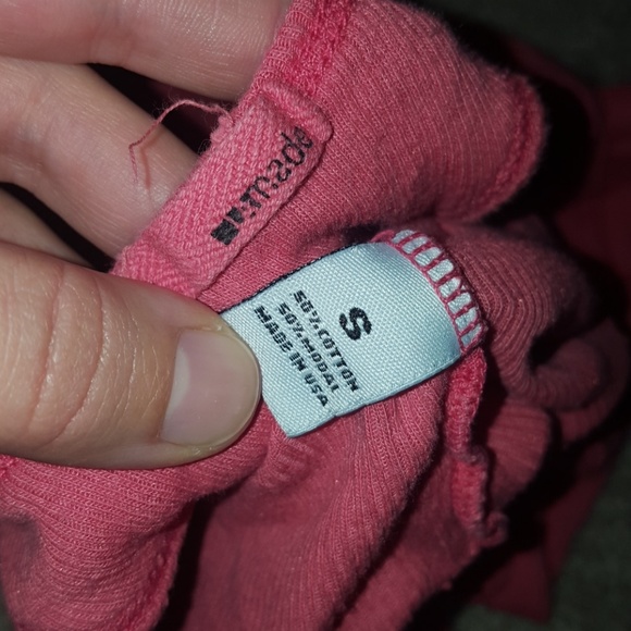 Coral Cotton/Modal 2x1 Rib Racerback Tank - Picture 3 of 5